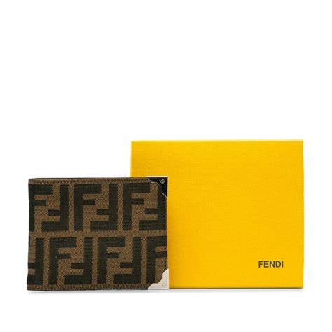 fendi zucca chalks wallet|fendi bifold wallet.